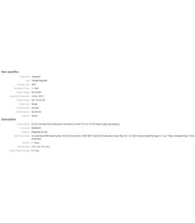 Мощный преобразователь понижающий модуль DC IN 16-40V OUT 1-12V 6A (15934)
