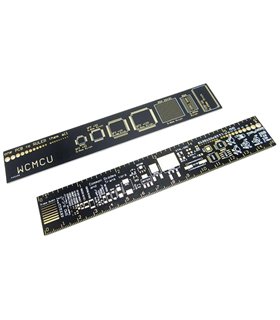 Линейка для электронщика в виде печатной платы 15см PCB Ruler (15590)