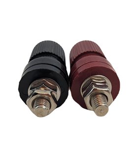 Клеммы приборные с гайками пара 43мм M6 2шт (19432)