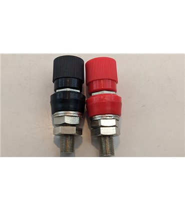 Клеммы приборные выпуклые пластик пара 65мм M10 2шт (19429)