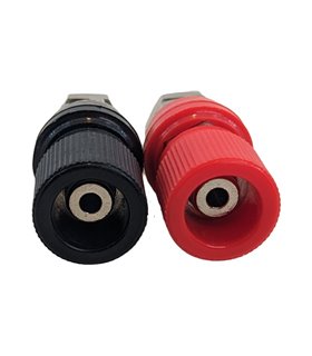 Клеммы приборные выпуклые пластик пара 65мм M10 2шт (19429)