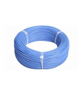 Монтажный кабель силиконовый 26awg UL3239 1.5мм 180С синий1м (17108) Монтажный кабель силиконовый 26awg UL3239 1.5мм 180С синий1м (17108)
