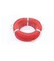 Силиконовый кабель высокотемпературный 3239 20AWG красный 0.5mm 3kV 1метр (15583)