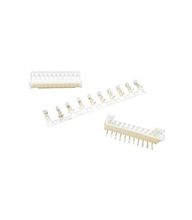 Разъем на плату комплект 2.0мм PH2.0 11pin PH-11AWT изогнутый (18241)