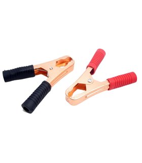 Аллигаторный зажим проводов крокодил 100А 95мм 2шт (10047) Аллигаторный зажим проводов крокодил 100А 95мм 2шт (10047)