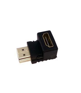 Адаптер переходник удлинитель HDMI папа-мама 90 град (11983)