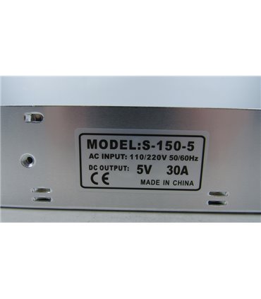 Блок питания в металлическом корпусе 5V 30A S-150-5 (18849)