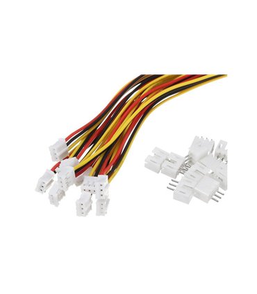 Кабель со штекером разъем 3pin PH2.0-3P 5A 20см (12839)